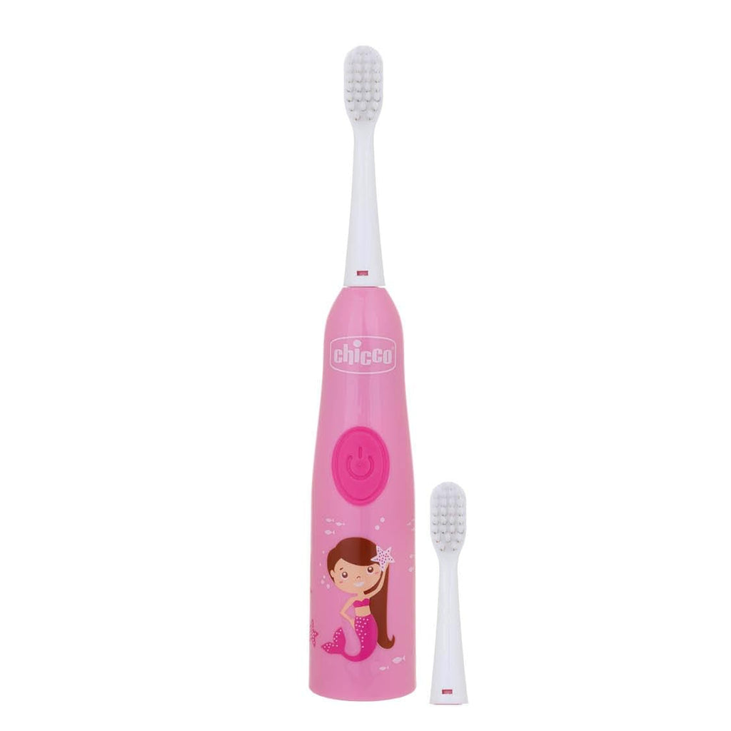 Chicco — Cepillo de dientes eléctrico infantil 3+, rosa