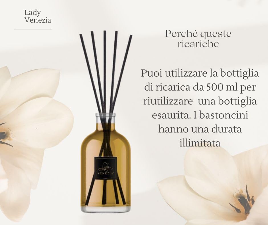 Lady Venezia — Recambio difusor de varillas 500 ml