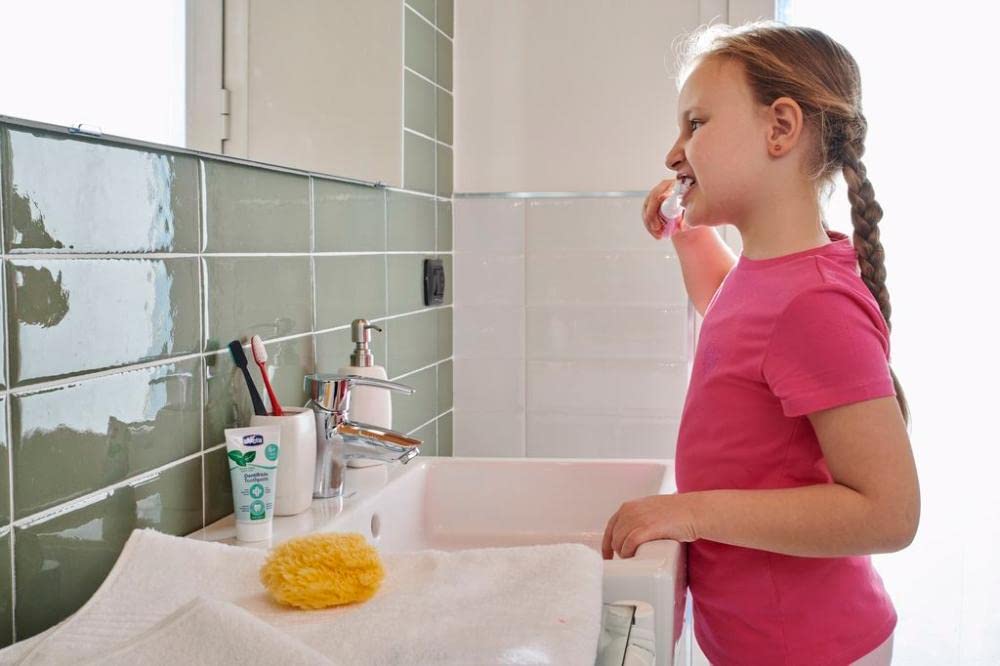 Chicco — Cepillo de dientes eléctrico infantil 3+, rosa