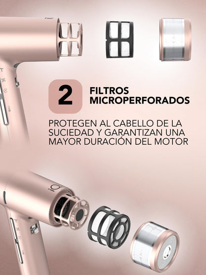 Secador de Pelo Profesional GA.MA Italy iQ3 Perfetto - Rose Gold