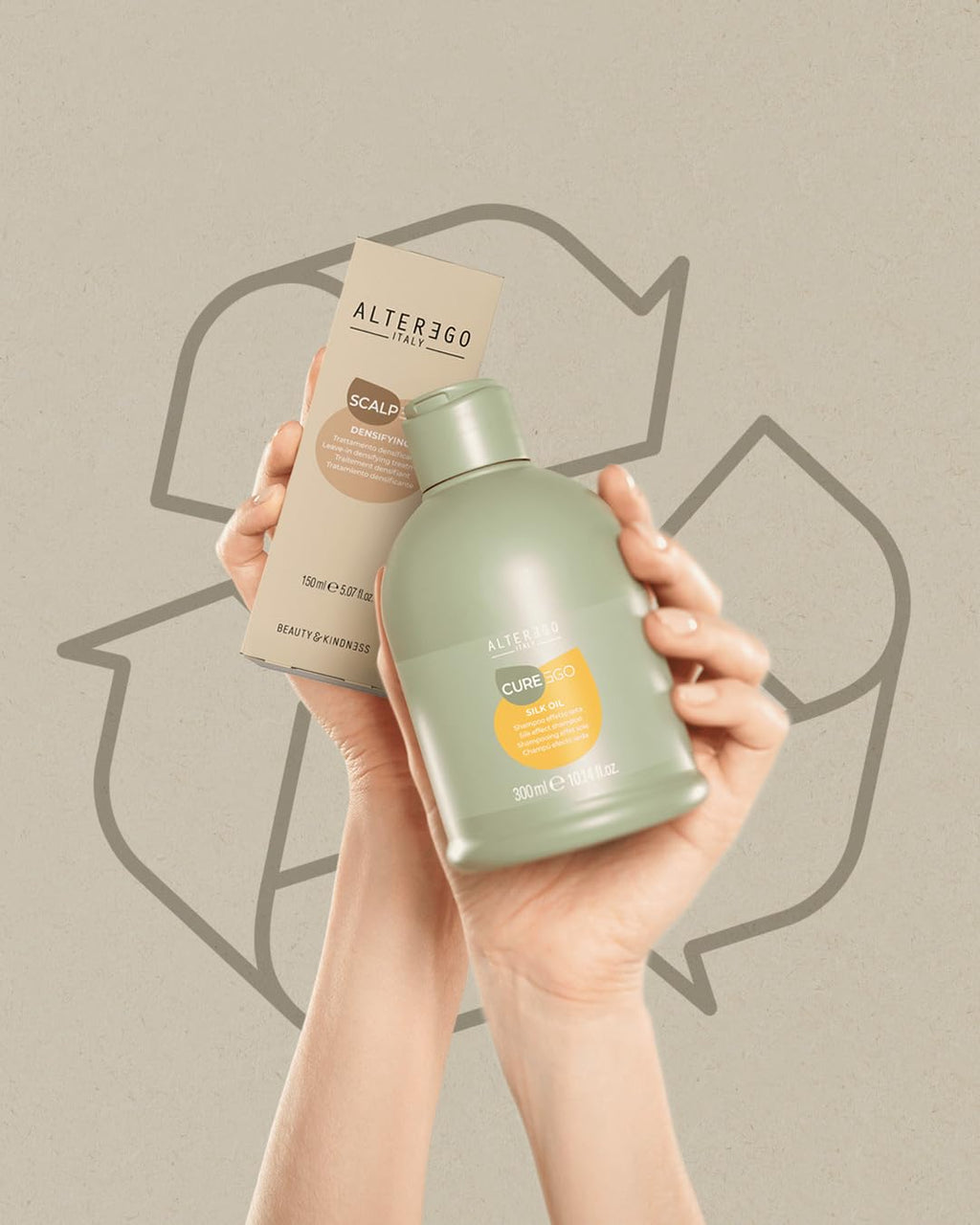Alter Ego CureEgo Silk Oil — Champú efecto seda 950 ml