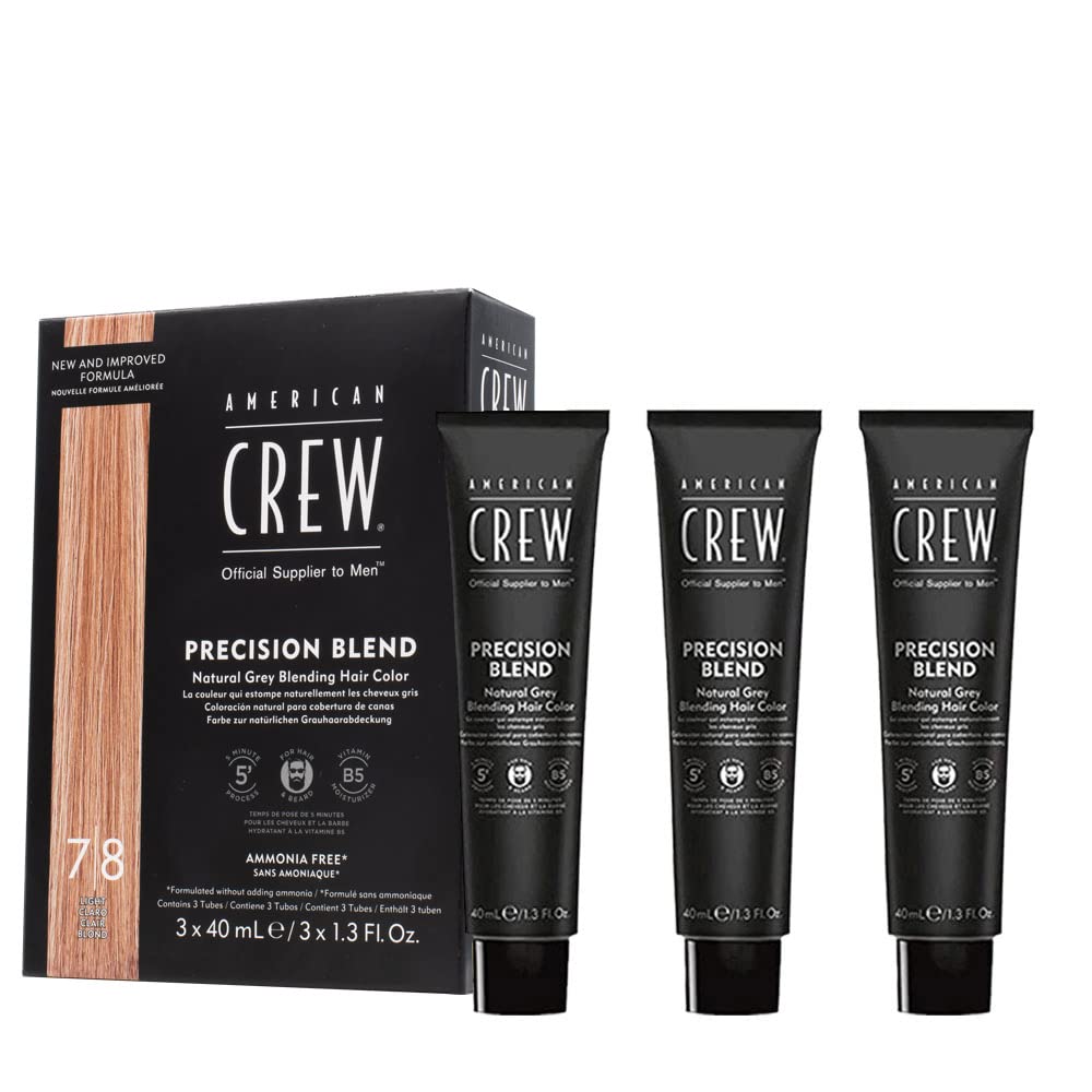 American Crew Precision Blend 7/8 Light — Tinte 3×40 ml