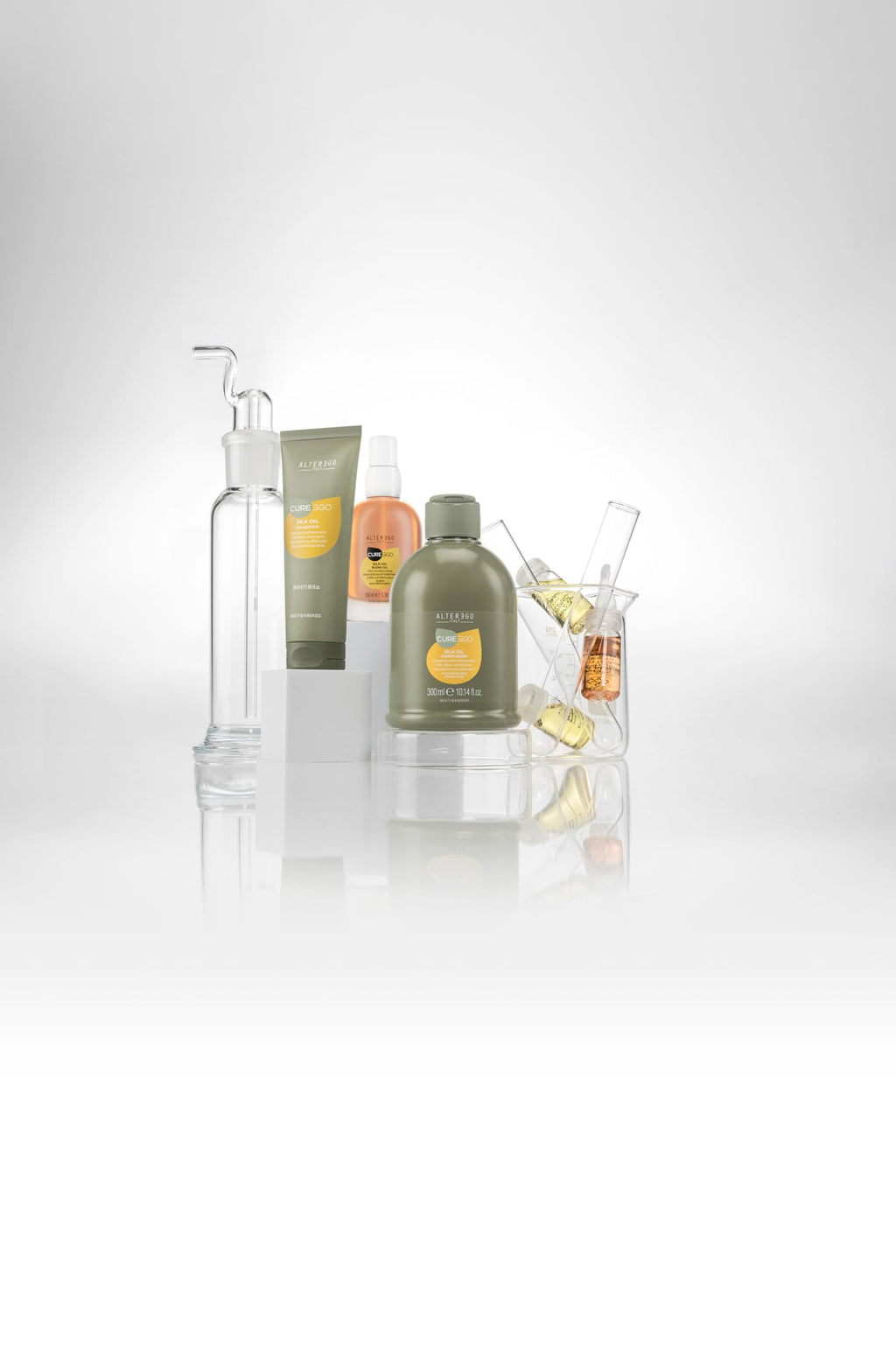 Alter Ego CureEgo Silk Oil — Champú efecto seda 950 ml