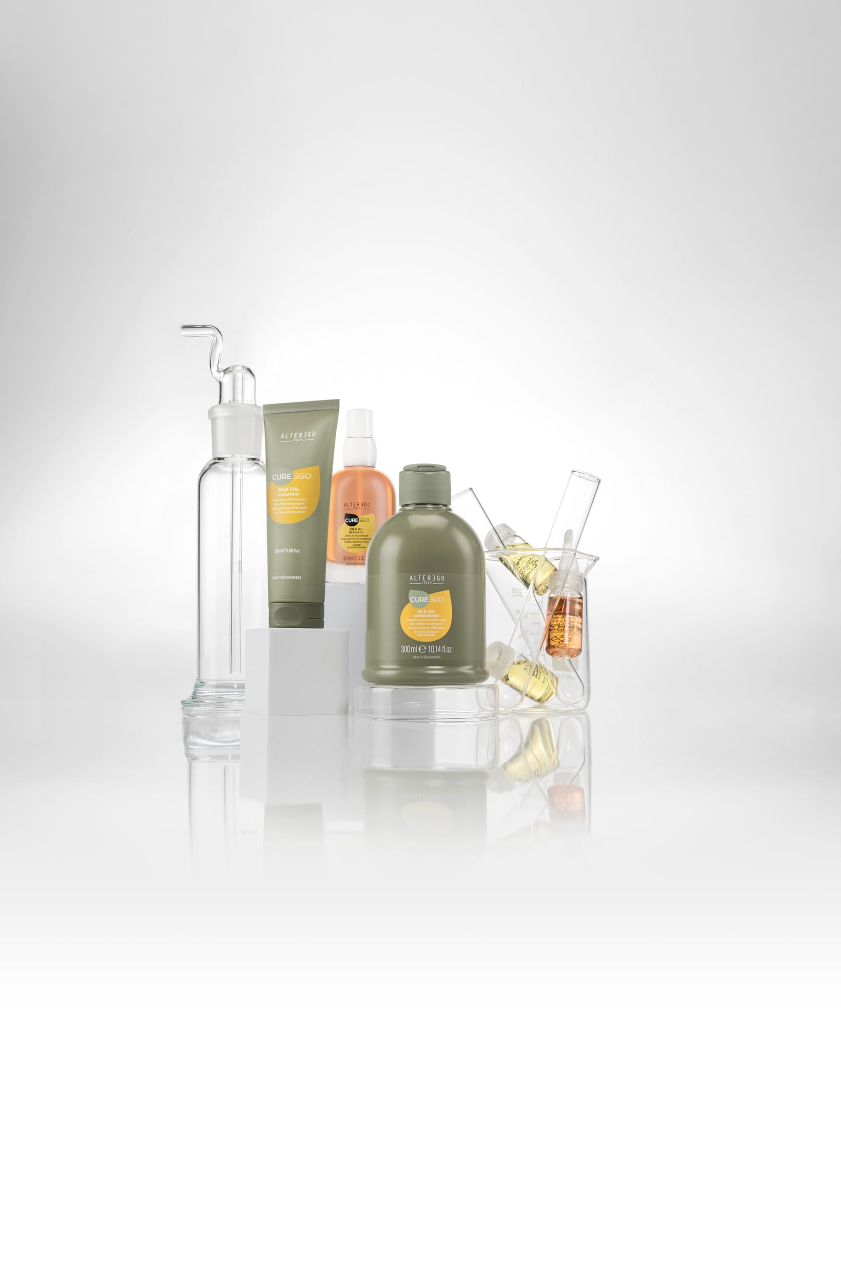 Alter Ego CureEgo Silk Oil — Champú efecto seda 950 ml