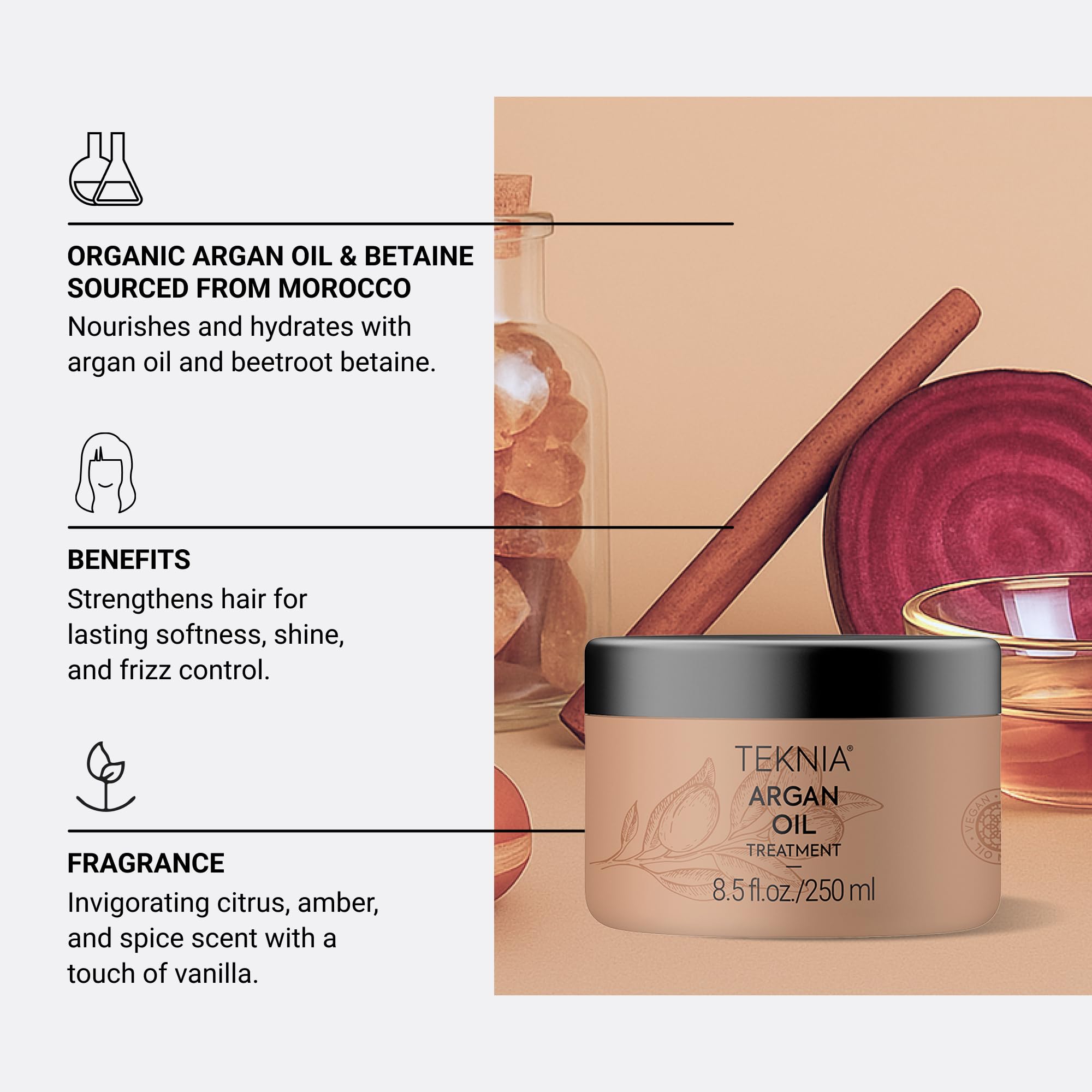 Lakmé Teknia Argan Treatment — Tratamiento de argán 250 ml