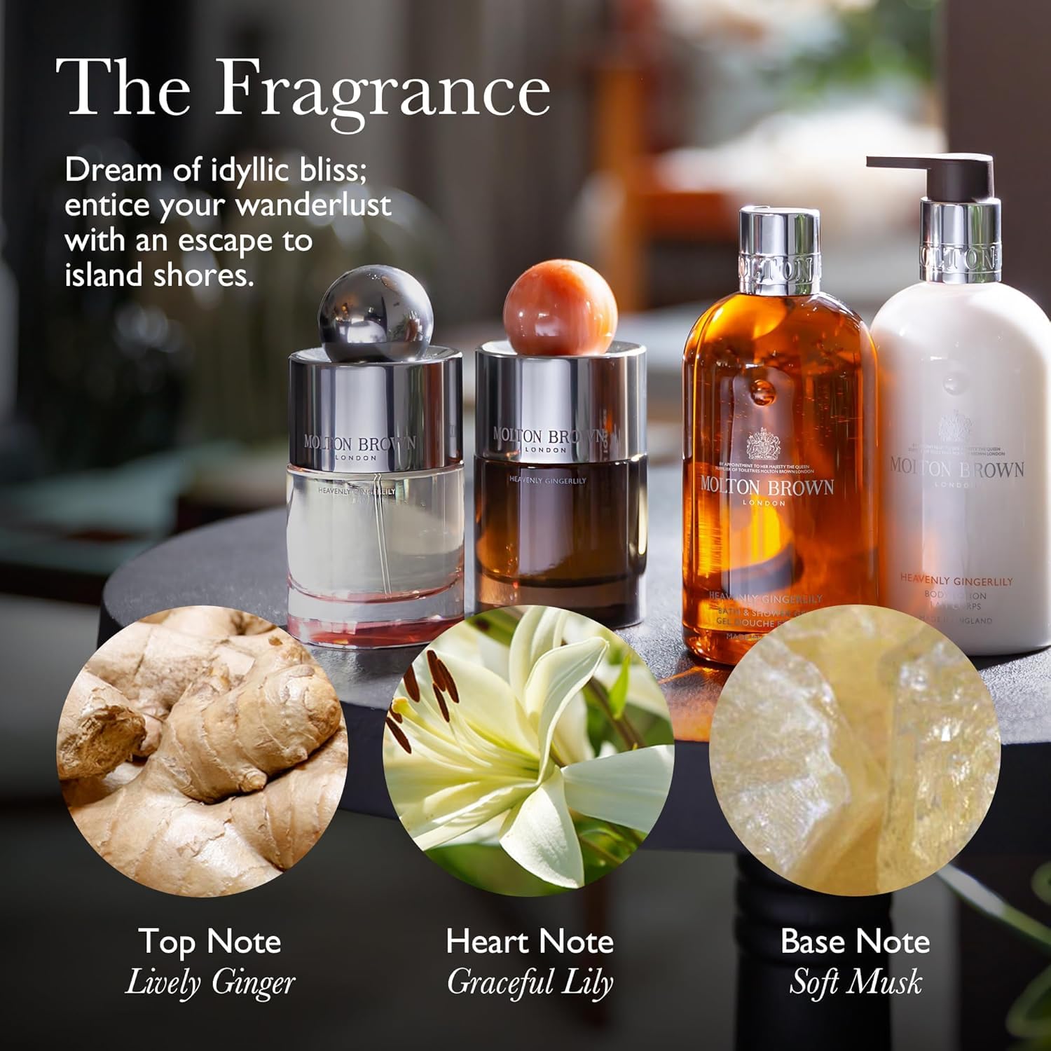 Molton Brown Heavenly Gingerlily — Gel de baño y ducha 300 ml