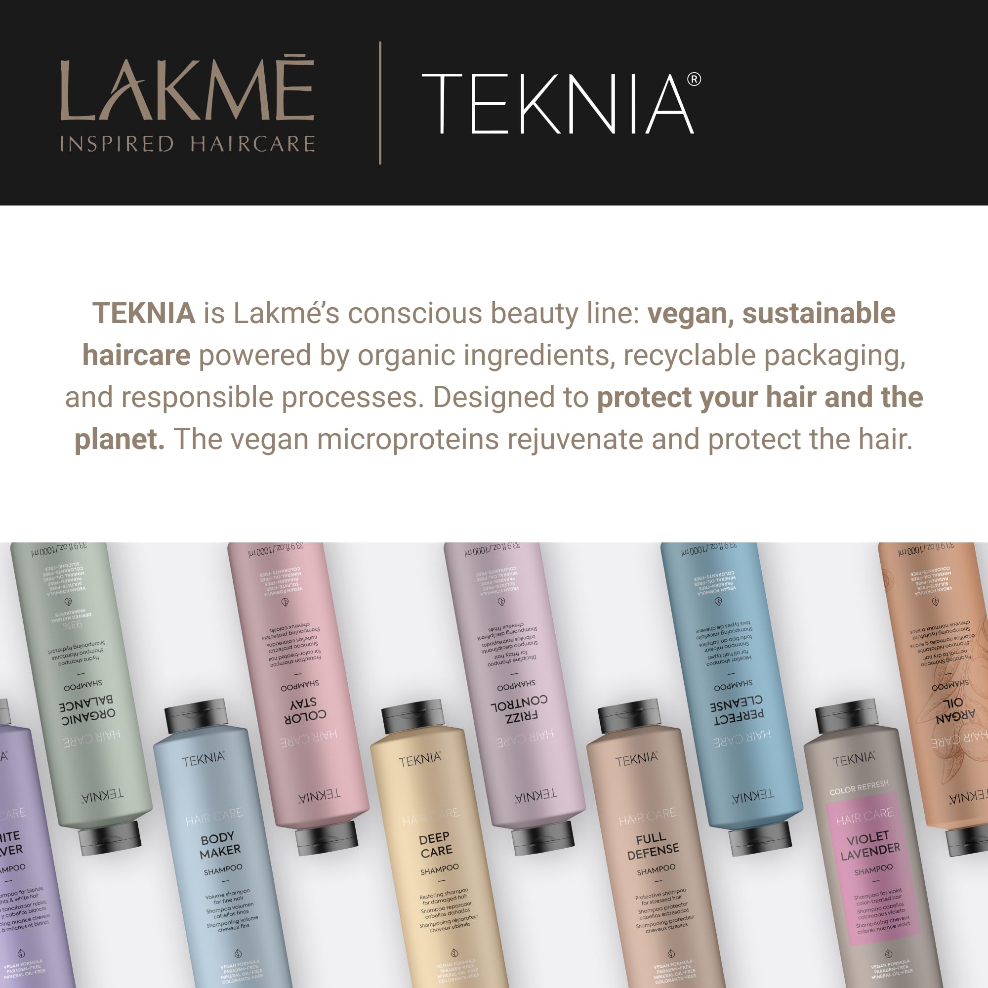 Lakmé Teknia — Champú 1000 ml