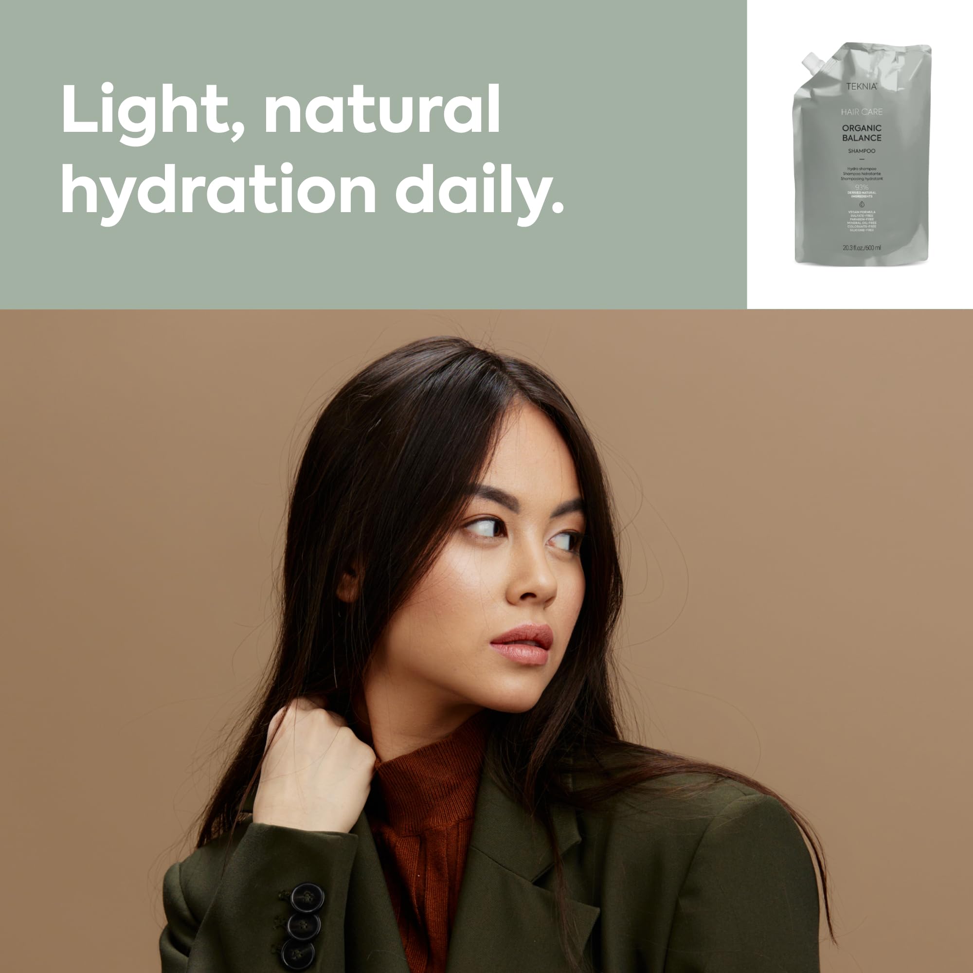 Lakmé Teknia Organic Balance — Champú recarga 600 ml
