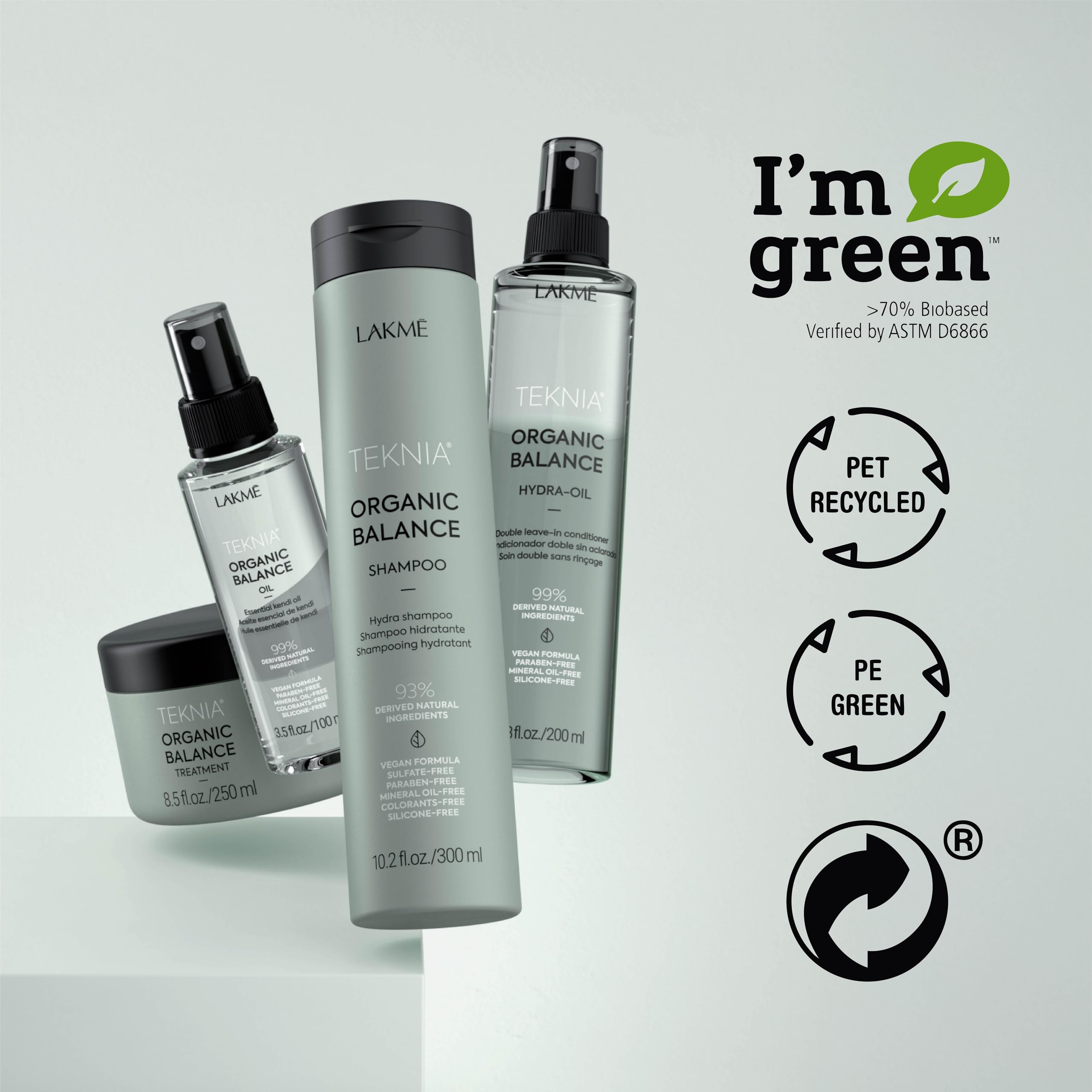 Lakmé Teknia Organic Balance — Champú 300 ml