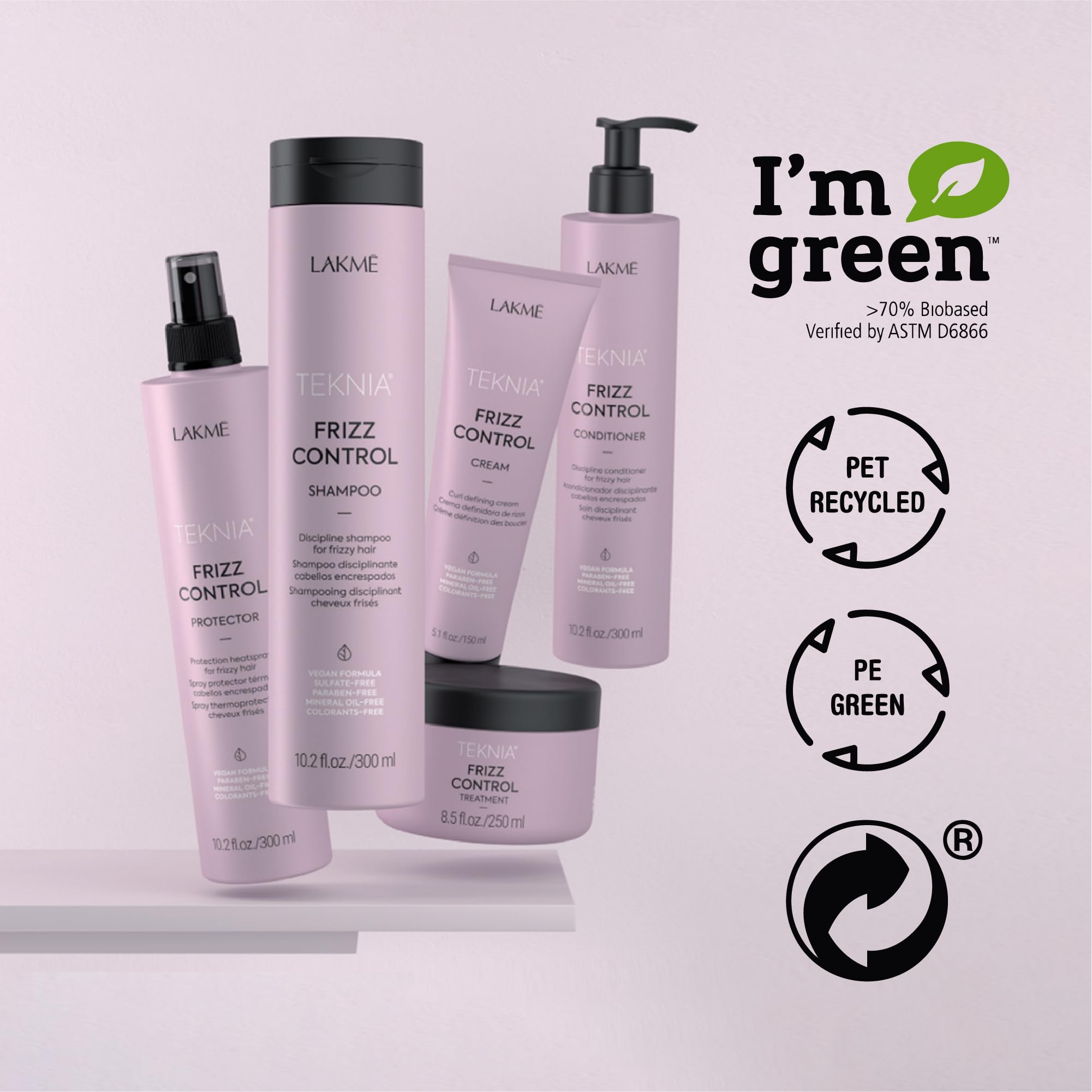 Lakmé Teknia Frizz Control — Champú 300 ml