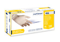 Reflexx 46 guantes de látex ámbar sin polvo talla XL, caja 100 unidades