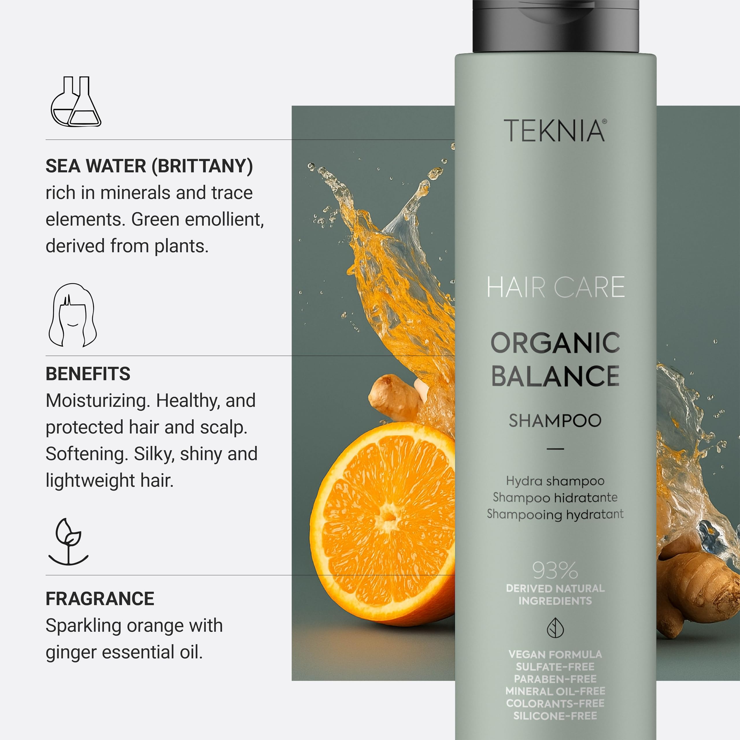 Lakmé Teknia Organic Balance — Champú 300 ml