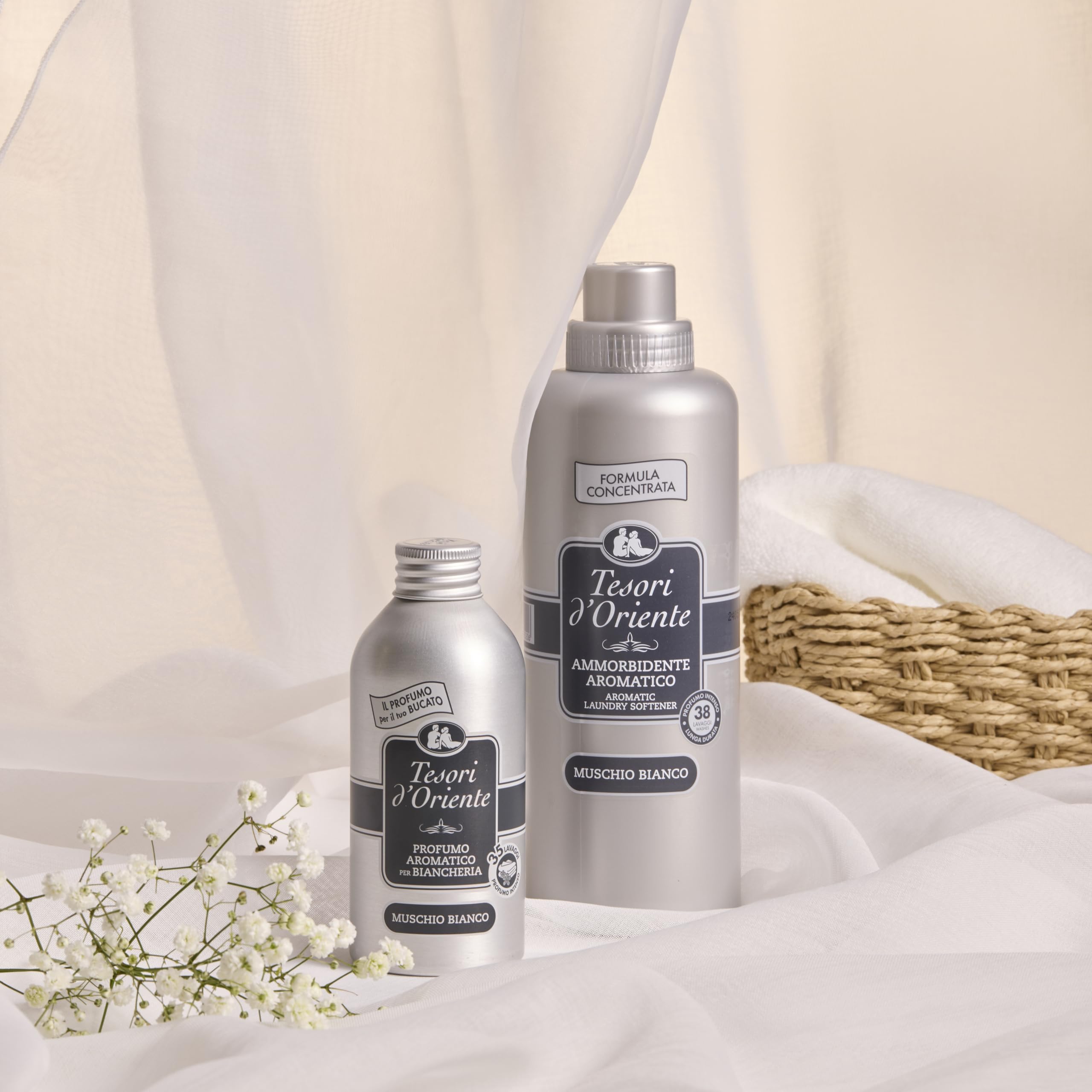 Tesori d'Oriente Muschio Bianco — Suavizante 750 ml, 38 lavados