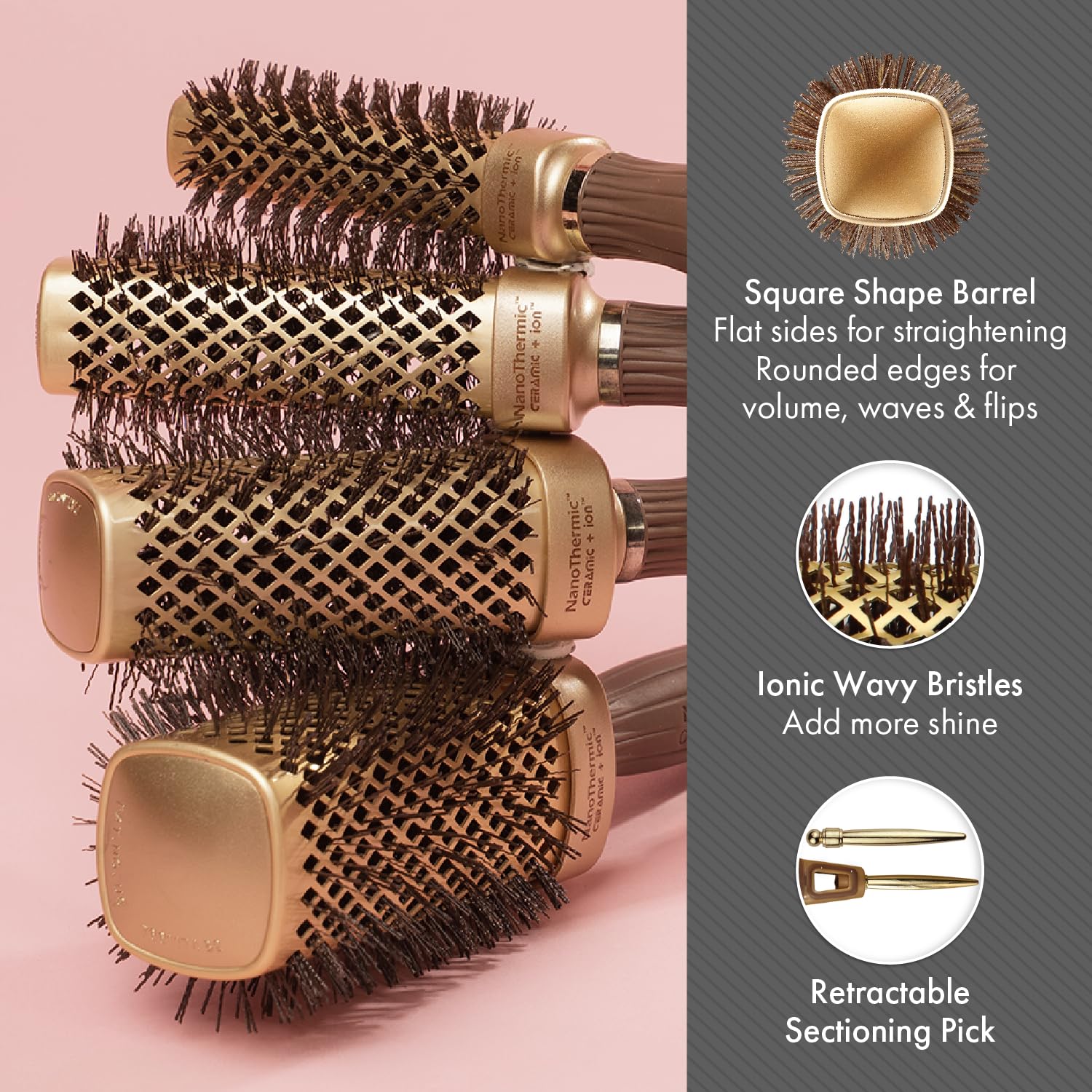Olivia Garden NanoThermic Shaper — Cepillo térmico