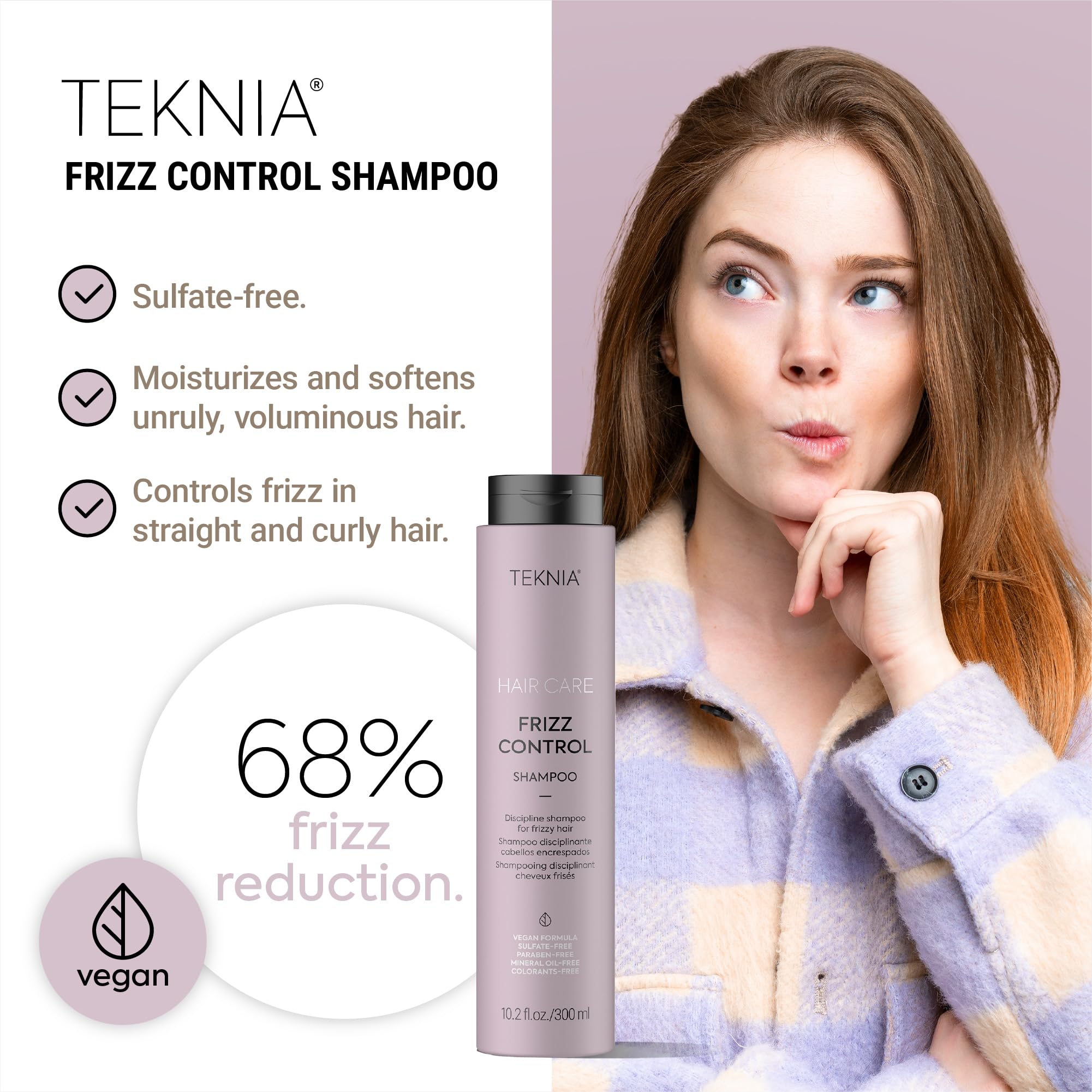 Lakmé Teknia Frizz Control — Champú 300 ml