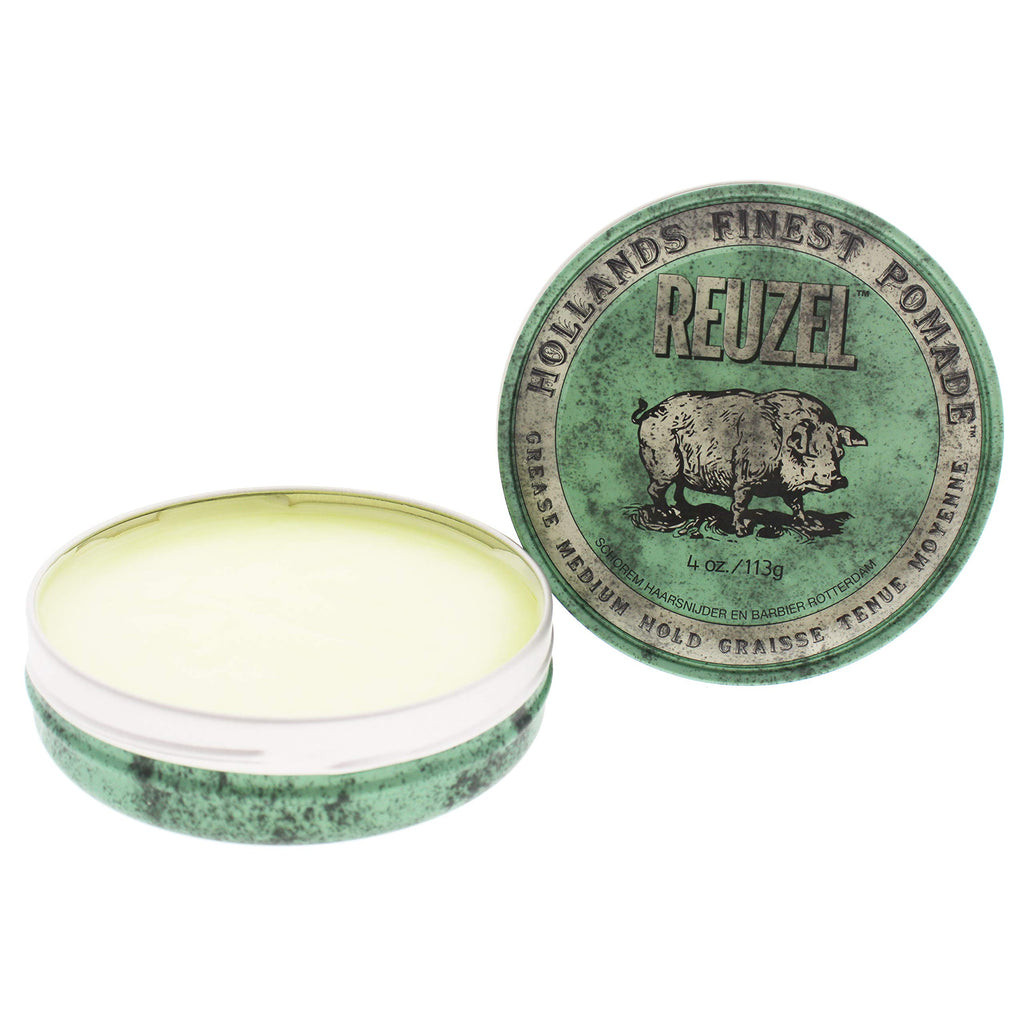 Reuzel Green — Pomada base grasa, fijación media 113 g