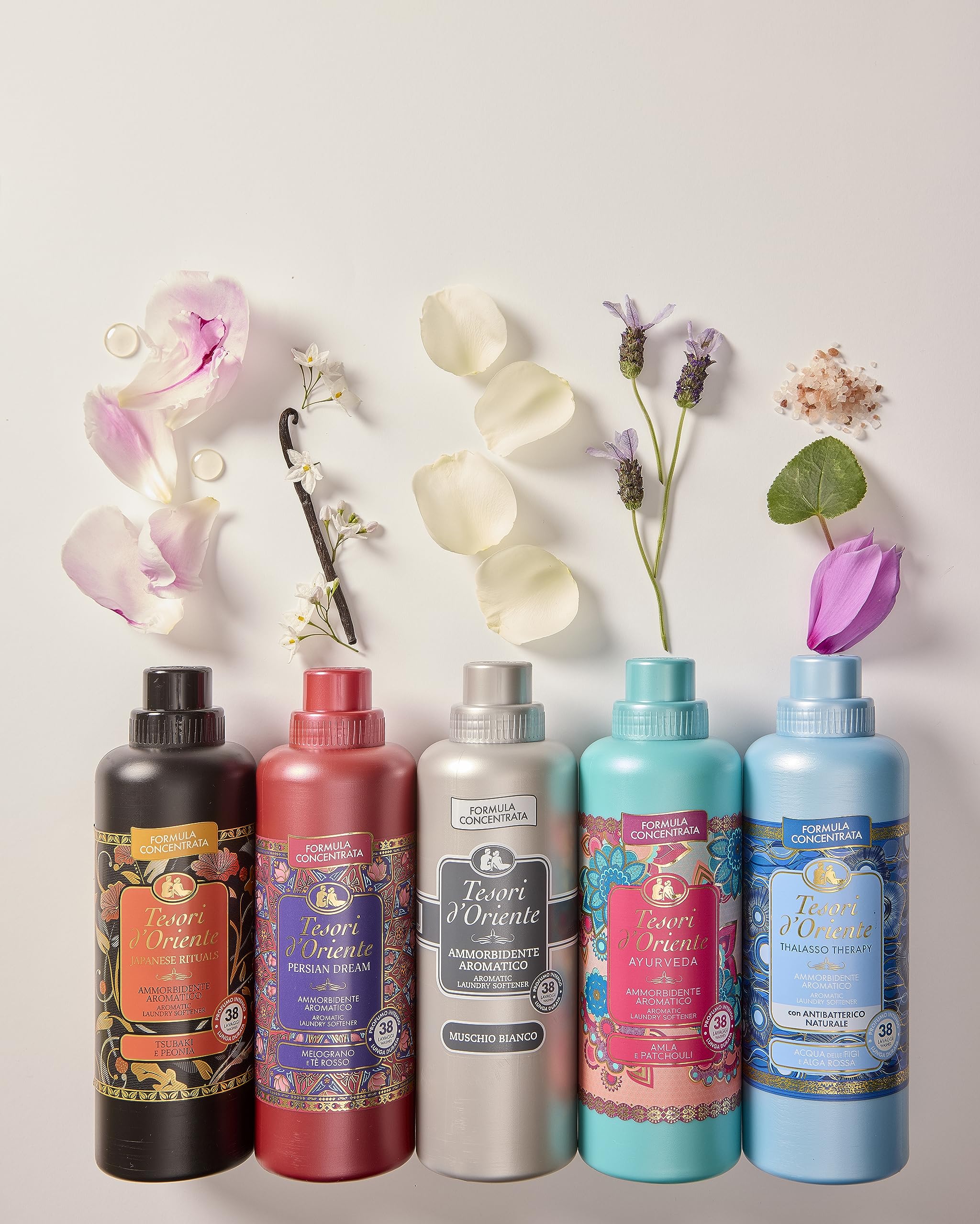 Tesori d'Oriente Muschio Bianco — Suavizante 750 ml, 38 lavados